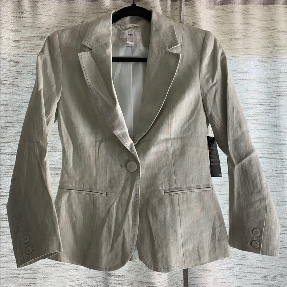 Linen Pant Suit, Size 4